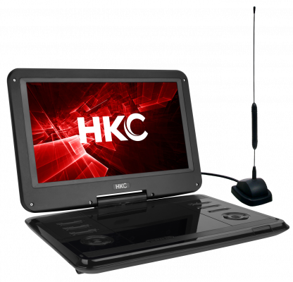 HKC D12HBDT 12inch portable DVD player with built-in TV tuner (type B) - Image 2