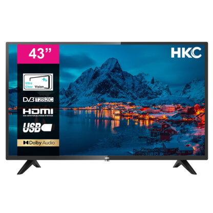 HKC 43F3 Full HD LED-tv 109 cm/43 inch with Triple Tuner, CI+, mediaplayer USB 2.0 (type A)