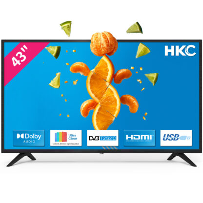 HKC 43D1 Full HD LED-tv 109 cm/43 inch with Triple Tuner, CI+, mediaplayer USB 2.0 (type A)