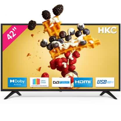HKC 42D1 Full HD LED-tv 42 inch with Triple Tuner, CI+, mediaplayer USB 2.0 (type B)