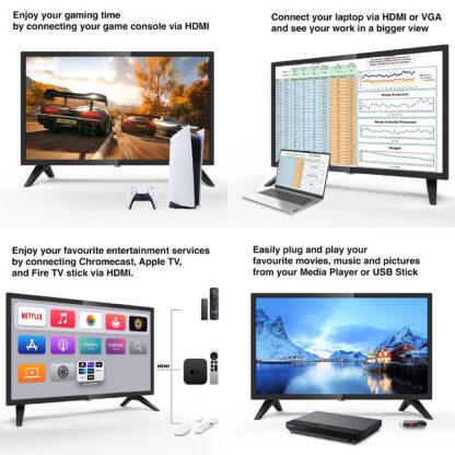 ANTTEQ AB32D1 32 inch HD Ready LED TV (type A) - Image 4