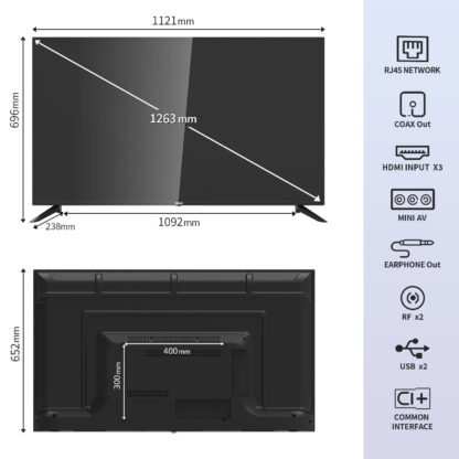 RCA iRV55H3 55 inch 4K TV (type A) - Image 4
